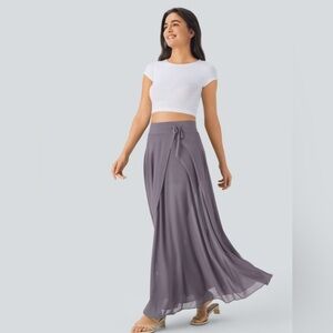 HALARA Lavender Gray Maxi Skirt